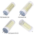 thumbnail image 2 of Bombilla G9 E14 LED de cerámica, luz tipo maíz, G4, 102 cuentas, 10 W, atenuación, blanco frío, 2 of 4