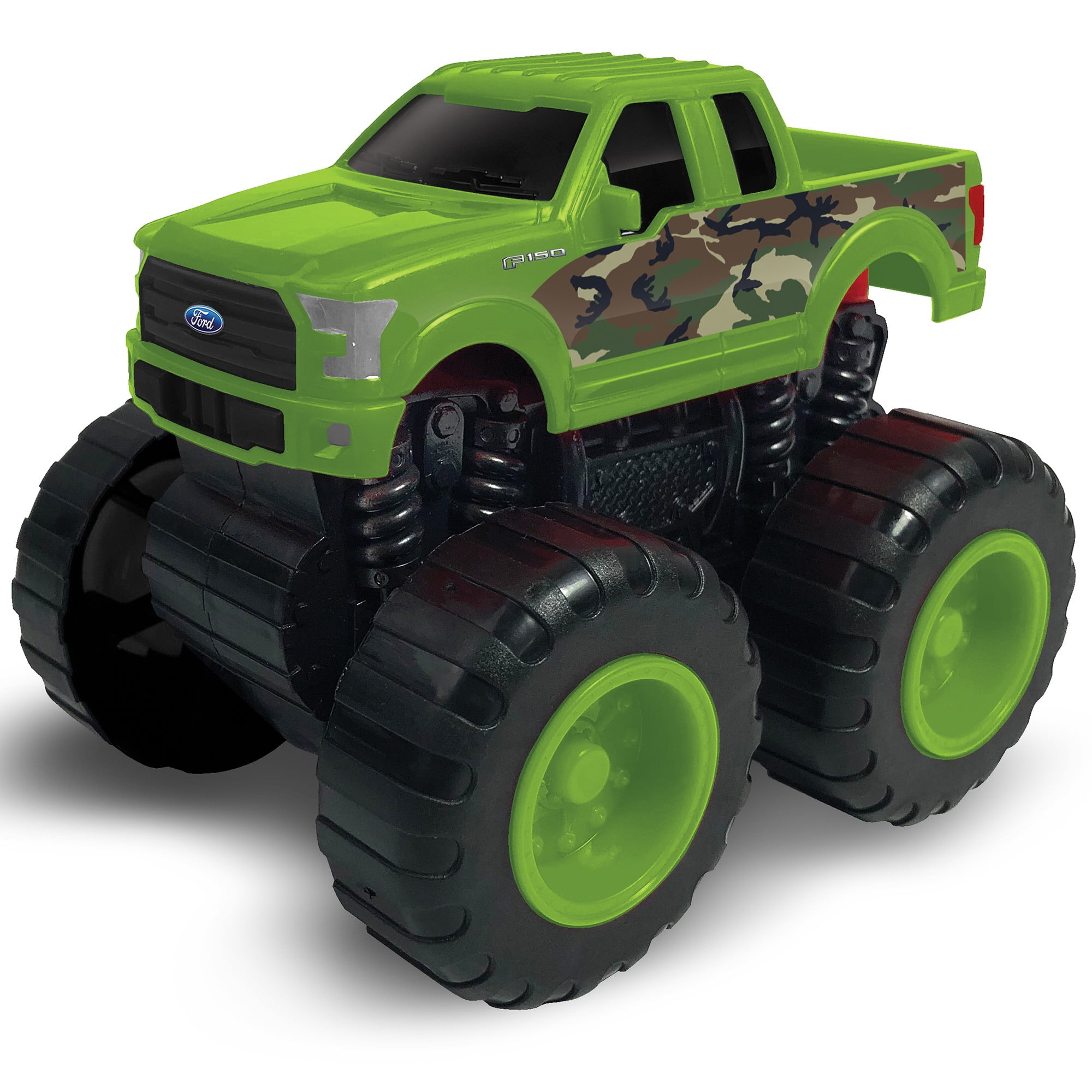 Monster Maniacs Ford Switch 'Ems 24 Piece Vehicle Gift Set, Friction Powered Vehicle Set with 4 Truck Chasis, 6 Truck Bodies Plus Accessories, Children Ages 3 Years and Up