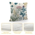 thumbnail image 4 of Throw Pillow Covers Home Decor Set of 2 Herbs Flower Pillow Cases Decorative 18 * 18 Inches Outdoor Cushion Couch Sofa Pillowcases, 4 of 5