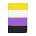 thumbnail image 7 of LGBTQ Non-Binary Pride Flag Garden Flag Decoration Yard Farmhouse Double Sided Holiday Party Outdoor Camping Decor Flags 12x18in, 7 of 7
