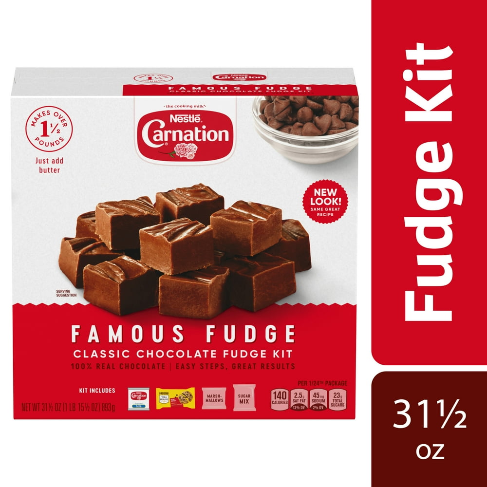 Nestle Carnation Famous Fudge Classic Chocolate Fudge Kit 31.5 oz