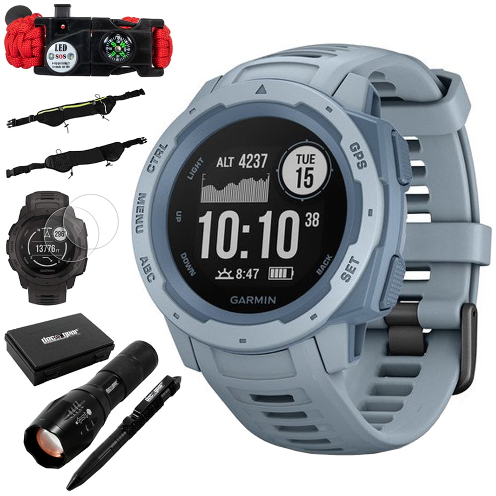garmin instinct rugged outdoor gps watch