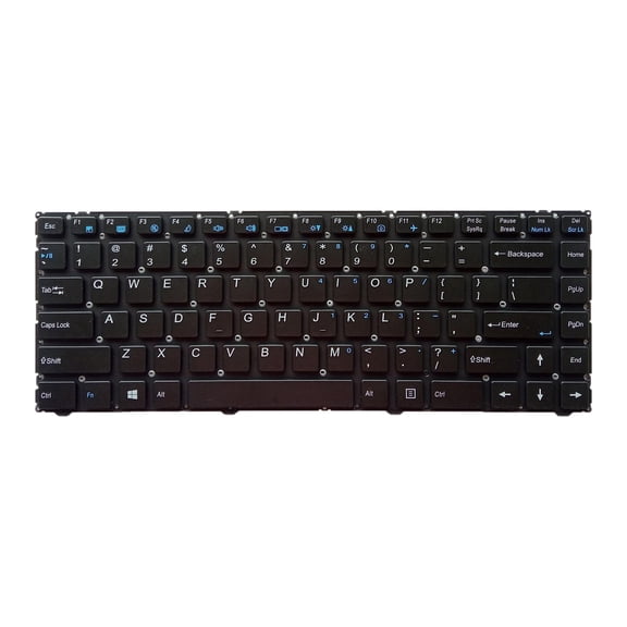 US Keyboard US Layout 2R76NW-4302/ Matte /Durable /6-80-W9400-060-1/ Keypad for W940SU W940TU W9400/ Accessories /Black/ Replaces Part