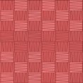 thumbnail image 1 of Ahgly Company Tapis d'Intérieur Lavable en Machine Carré Rouge Transitionnel, 5 Pieds Carré, 1 of 7