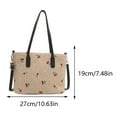 thumbnail image 2 of Bolso Mano Cruzado Informal Tejido Paja Cereza para Viajes Al Aire Libre (), 2 of 6
