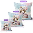 thumbnail image 4 of Happy Birthday Cute Puppy Beagle with Cake Gifts Party Hat Pillow Cushion Double Sided Beagles Dog Lover Gifts Idea Throw Pillow - 00029, 4 of 4