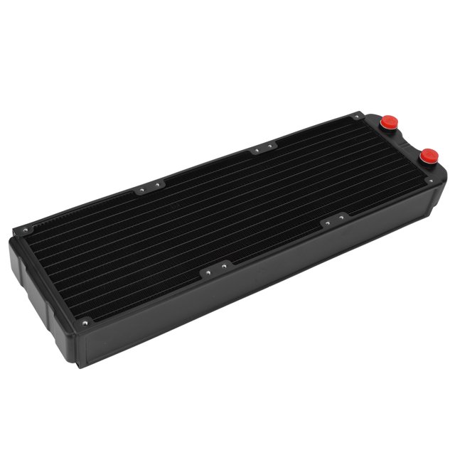 Radiador de refrigeración por agua radiador de computadora Robusto duradero rápida disipación de calor rosca G1/4 aleación de aluminio para montaje de ventilador de 12 cm ANGGREK Otros