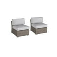 thumbnail image 4 of Living Source International 8-Piece Wicker / Rattan Sectional Set in Gray, 4 of 5