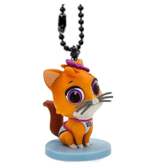 1.5” Mia Kitten Cat Keychain Dangler PVC Ornament Tiny Tots Transport Service