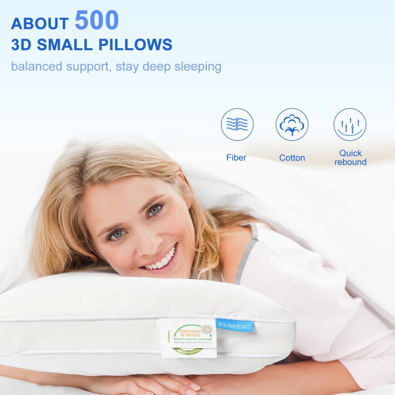 Small gel best sale pillow