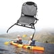thumbnail image 1 of Almohadilla de asiento kayak plegable con soporte trasero asiento de pesca premium silla al aire libre para remo de paleta inflable, 1 of 8