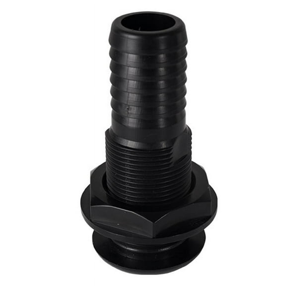 Marine Boat Thru Hull Fitting Connector for 5/8, 3/4, 1 Inch Hose Boat Drain Bilge Pump mj2457