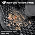 thumbnail image 6 of V6 Rubble heavy duty car floor mats all season all weather anti slip universal fit car mats Black, 6 of 6