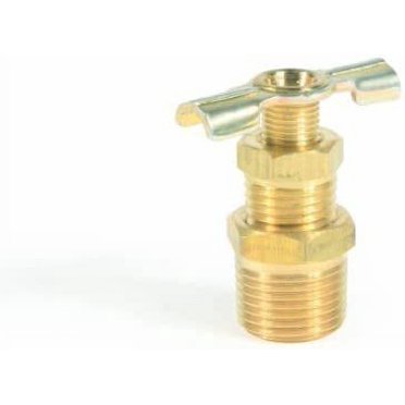 Camco 11683 – Valvola Di Scarico Per Scaldabagno RV, Filetto Maschio 3/8'' NPT, Ottone Resistente