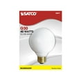 thumbnail image 2 of Satco 40 Watt G30 Incandescent - Gloss White - 2500 Average rated hours - 300 Lumens, 2 of 2