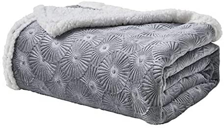 Louvre Sherpa Überwurf Decke Fleece kuschelig warm Überwurf für Stuhl, Sofa 50"x60" - Bild 6 von 8