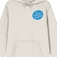 thumbnail image 3 of It's Happy Bunny Be Happy Don't Listen Long Sleeve Sand Adult Hooded Sweatshirt-XL, 3 of 7