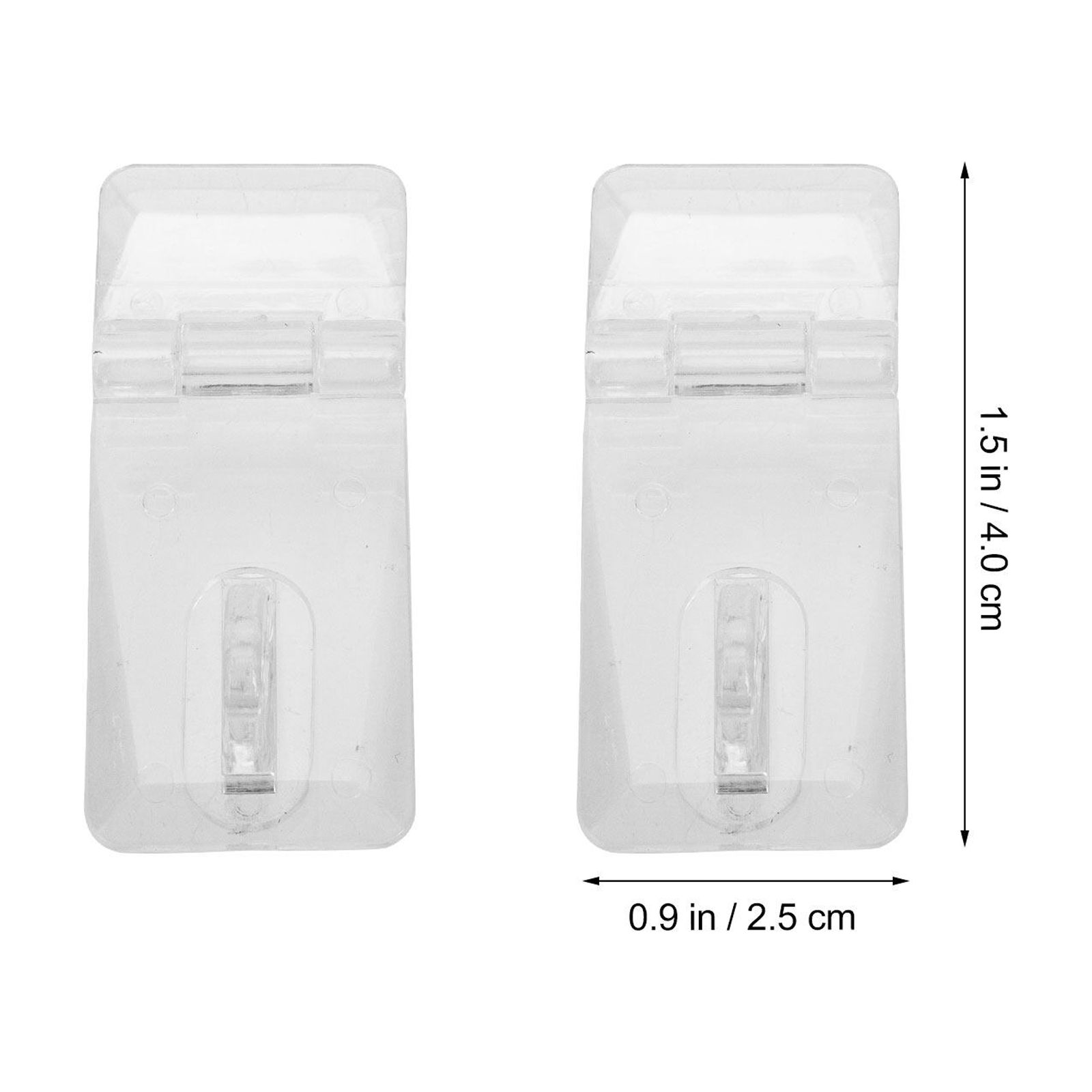 WINOMO 20 Sets Clear Acrylic Lock Hasp Transparent Hinge Hasp Clear ...