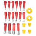 thumbnail image 3 of 22Pcs Stainless Steel Caulk Nozzle Applicator Caulking Finisher Glue Silicone Sealant Finishing Tool Kitchen Bathroom, 3 of 5