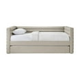 thumbnail image 7 of Meridian Furniture Beverly Beige Vegan Leather Twin Daybed, 7 of 7