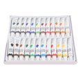 thumbnail image 1 of Juego de pigmentos acrílicos, 24 colores, 12 ml, kit de pintura y dibujo para bricolaje, pinturas de colores vivos para creaciones artísticas, 1 of 8
