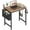Rustic Brown, variant on White Small Desk for Bedroom - Student Kids Study Writing Table for Home Office Bedroom Small Spaces 32 Inch Modern Mini Laptop PC Computer Desks, White