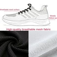 thumbnail image 4 of BERANMEY Comfort Sneaker for Women Casual Womens Walking Shoes Lightweight Breathable Mesh Air Cushion Sneakers, 4 of 10