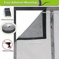 thumbnail image 4 of Magnetic Screen Door Self Closing, 68 x 78 inches, Grey Upgraded Polyester Thicken Mesh Mosquito Net for  Door, with Magnets, Keep Bugs Out, with Hook Tape$$Tools & Hardware Other, 4 of 10