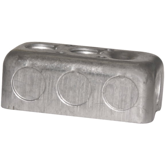 Steel City 58351 1/2 Utility Box, Steel, 4" x 2-1/8" x 1-1/2"