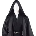 thumbnail image 5 of Disfraz de túnica para adulto, traje Jedi Skywalker, disfraz de Halloween, bata con capucha, conjunto uniforme completo, tres versiones, 5 of 5