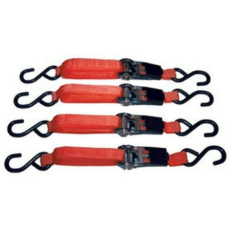 

1PK ATD Tools 8072 Ratcheting 15 ft. Tie Down Set 4 pc.