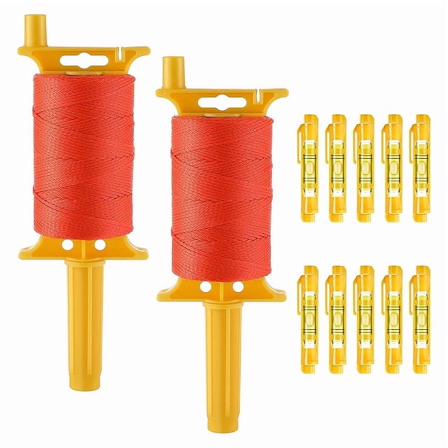 Carrete de Línea -Line con , Paquete de 2, , 540 Pies, 18, Recargable, con 10 Niveles Integrados, Línea de Nailon .