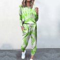 thumbnail image 2 of Women's Winter Two-Piece Fashionable Long-Sleeved Trousers Casual Suit,Mint Green 1,3XL, 2 of 3