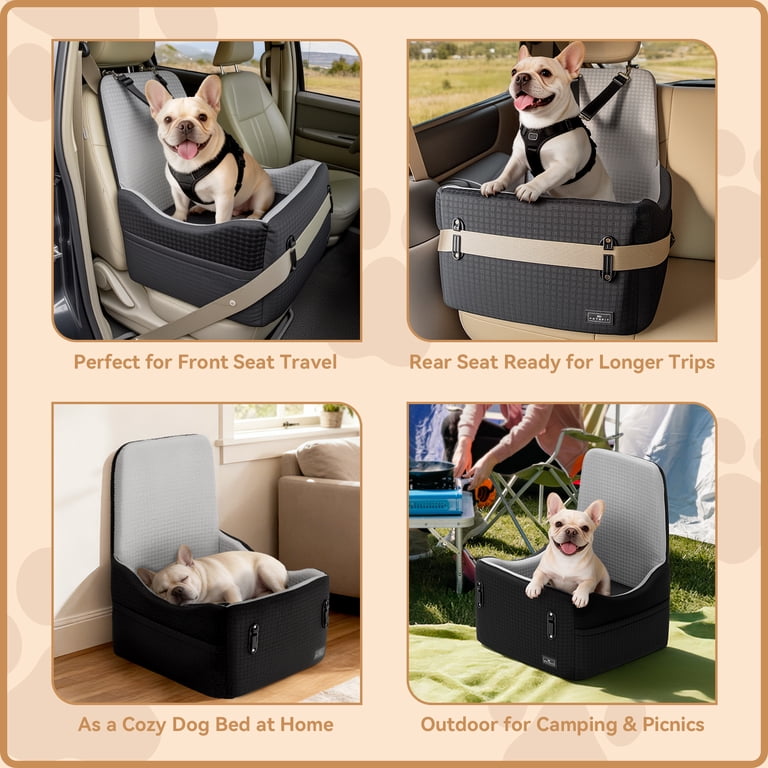 Petsfit Dog Booster Car Seat with Memory Foam, Up to 35 Lbs photo 3