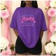 thumbnail image 3 of Playera Blusa Mujer De Feliz Día Mamá Eres Mi Mayor Bendición Regalo Día de las Madres Moda Casual Color Morado Talla Grande Marca Emil SaEs, 3 of 4