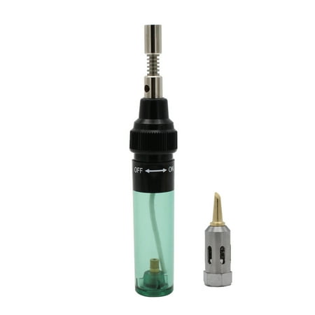 

3-in-1 Fuel Blow Torch Wireless Soldering Iron Kit Solder Cordless Welding Tools Translucent Green