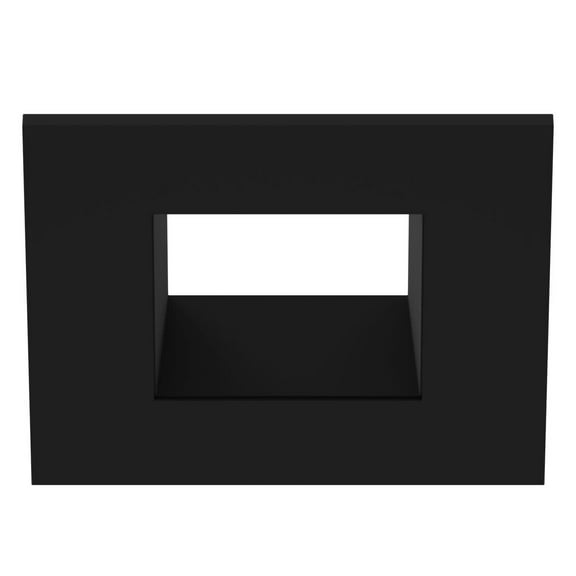 Csl Lighting ED3-SASTBK Eco Downlight 3" Wide Adjustable Square Trim Ring - Black