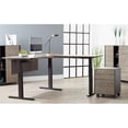 thumbnail image 2 of Unique Furniture 63" Executive Corner Standing Desk in Gray Ash Wood, 2 of 5