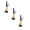 Gold, variant on Sparkly Eyeliner Pen Waterproof Sparkly Shimmer Eye Liner High Pigment Long Lasting Smudge Proof Metallic Eye Makeup for Women Cruelty Free 1PC*5 Makeup Organizers