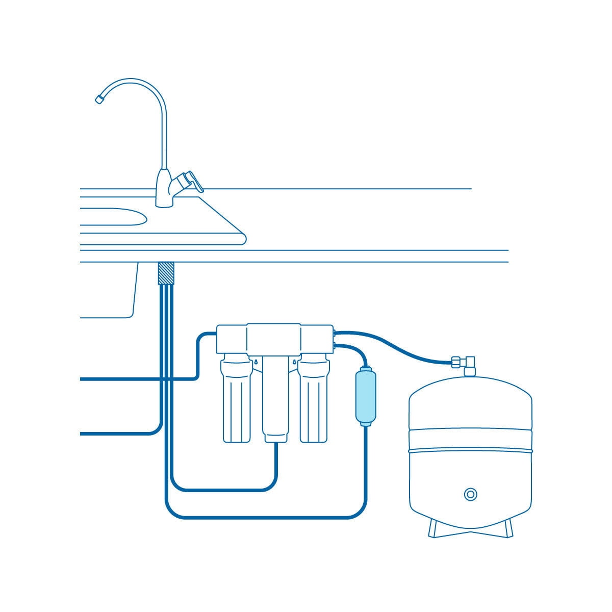 Aquasana Remineralizer Replacement for OptimH2O RO Water Filter - AQ-RO3-RM