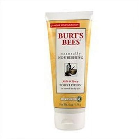Burt's Bees Naturally Nourishing Milk & Honey Body Lotion 6 oz (Pack of 4)