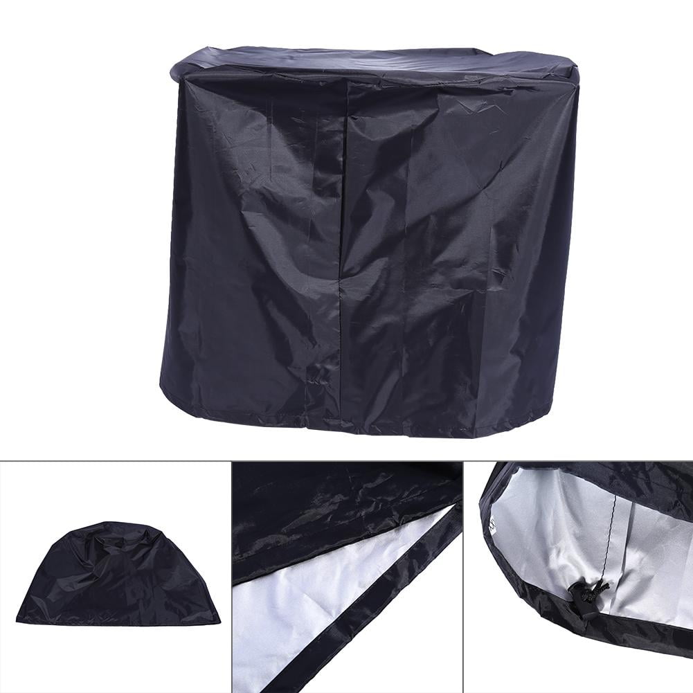 Peahefy BBQ Cover, Gas Grill Cover,Outdoor BBQ Round Waterproof Cover