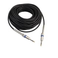 thumbnail image 1 of Cable de sonido estéreo a de 1/4 "(cable TRS) Cable de instrumento compatible con amplificadores, micrófonos 10 m, 1 of 6
