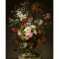 thumbnail image 2 of Henryka Beyer 20x24 Gold Ornate Framed and Double Matted Museum Art Print Titled - Flowers (ca 1827), 2 of 4