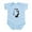 Sky Blue, variant on CafePress - Nietzsche6 Body Suit - Baby Light Bodysuit, Size Newborn - 24 Months