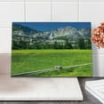 thumbnail image 2 of Yosemite Cutting Board, Falls in Yosemite National Park California USA Countryside Landmark Picture, Decorative Tempered Glass Cutting and Serving Board, Small Size, Green Blue, by Ambesonne, 2 of 5