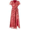 thumbnail image 1 of B91xZ Robes d'Été pour Femmes Col Carré à Volants Robe Babydoll Fluide, Rouge Melon D\'eau TG, 1 of 4