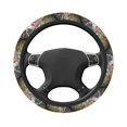 thumbnail image 3 of Haiem Colorful Axolotl Underwater Print Steering Wheel Cover 15 Inches for Women Men, Neoprene Anti-Slip Cute Car Steering Wheel Grip Wrap Car Accessories Protective Case Cover for Vehicle Truck SUV, 3 of 8