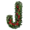 thumbnail image 2 of Christmas sale! 2 Pack 12 Inch Christmas Wire Wreath Frame Metal Wire Frame Flower Wreath Frames for Christmas New Year Valentines Party Decoration (Candy Cane Shaped, Dark Green), 2 of 6