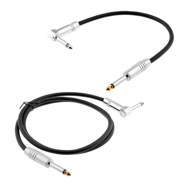 0. 30 My 1 M 1/4 Pulg. a 1/4 Pulg. 6. Conector de 35 Mm Directo a Hugo Cable de parche de guitarra